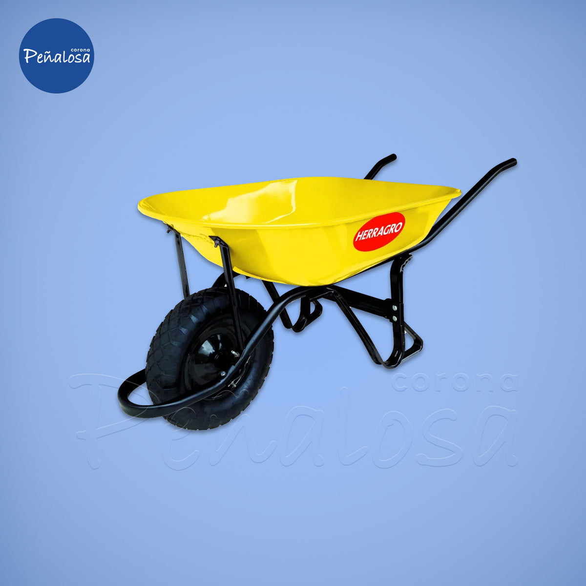 Carretilla herragro color amarillo 75 lts
